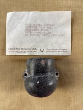 Authentic Pre-Columbian Double Handled Miniature Clay Pot picture