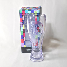 BNIB Official FIFA World Cup 2026 Commemorative Trophy Beer Glass 17oz Sealed picture