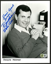 Dwayne Hickman signed autograph 8x10 Photo Actor CBS BAS Stickered picture