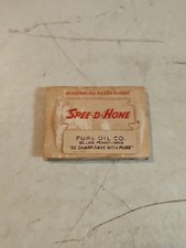 Original Vintage Spee-D-Hone Razor Blade Sharpener. Pure Oil Co. Advertising  picture