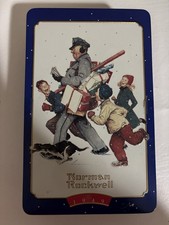 Norman Rockwell Limited Edition Canister Tin 1996 Snickers 9