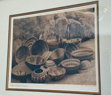 Edward S. Curtis 1924 Photogravure - Yokuts Basketry Designs - Plate 502 picture
