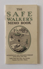 1930s The Safe Walker's Memo Book Metropolitan Life Insurance Company, New York picture