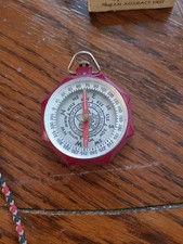 Pristine 1951 Boy Scout Compass by Taylor w/ Original Box And Instruction Manual picture