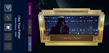 SR GILDED GALAXY S3 WEEK 4 I AM YOUR FATHER VADER TOPPS STAR WARS CARD TRADER picture