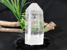LARGER SUPER Translucent LEMURIAN Quartz Crystal From Brazil 417gr picture