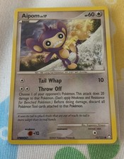 AUTHENTIC 2007 Pokémon Card Aipom Lv.17 (Mysterious Treasures 70) picture