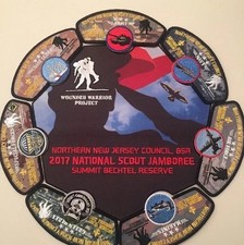 Mint 2017 National Jamboree 8 Piece JSP Northern New Jersey Wounded Warrior Set picture
