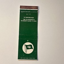 Gulf & South American Steamship Co Inc NOLA Vintage Matchbook Cover 5MB126-2 picture