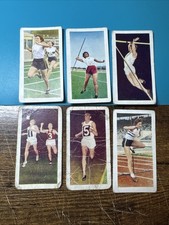 1955 abc minor british athlete Lot Or 6 Track & Field Athletes picture