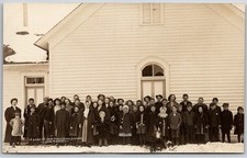 REAL PHOTO CAIRO MISSOURI MO. 1909 CAIRO SCHOOL  POSTCARD COPY ￼ picture