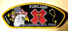 RARE BEAUTIFUL 2005 NATIONAL SCOUT JAMBOREE PATCH SUB CAMP MEDICAL STAFF picture