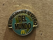 Vintage McDonald's El Mejor Equipo Del Mundo Collectible Lapel Hat Pin picture