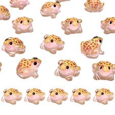 20-Pack Luminous Mini Resin Frogs, Tiny Frog Figurines [Pink] picture