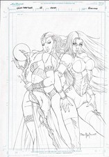 Original Cover / Zenescope .Grimm Fairy Tales 66 . Artist :Pasquale Qualano picture