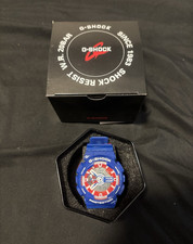 Casio G-SHOCK GA-110 Captain America Marvel Blue Resin Analog-Digital w/ Box picture