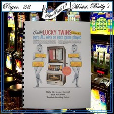 BALLY Electromechanical SLOT MACHINE Troubleshooting OWNERS Guide MANUAL picture