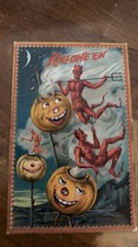 Vintage Halloween Postcard Original Tucks  SHIPS FREE IN THE USA picture