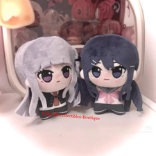 10cm Danganronpa Anime Maizono Sayaka Kirigiri Kyoko Plush Doll Pendant Toy Gift picture
