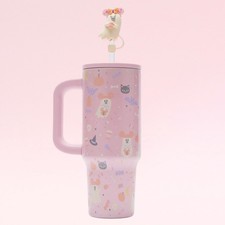 Disney Parks 2026 Minnie Cutie Ghost Topper Pink Pastel Halloween Tumbler  - NEW picture