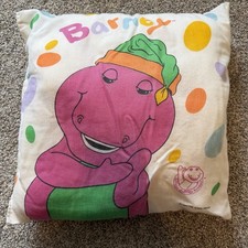 Vintage 1992 Barney Pillow The Lyons Group Official Barney Product picture
