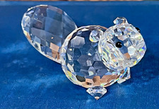VTG Asfour Crystal Beaver Figurine Made in Egypt Retired Crystal Beaver 3