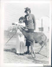1935 Zoo Jane Withers Helen Wood Century Fox Film Scene 4X5 Vintage 4x5 Photo picture