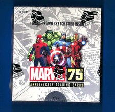 Marvel 75th Anniversary Factory Sealed Box 2014 Rittenhouse 24 packs 1 Sketch picture
