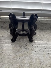 Vintage Oriental Round Display Stand for Statue, Vase or Bonsai picture