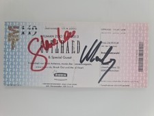 HUMAN ZOO Autograph Original Signed Autograph Signed Ticket 2003 picture