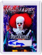 Tim Curry 2026 Leaf Metal Pop Century Autograph Card 1/1 Pennywise Auto from IT picture