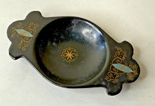 Vintage Russian Lacquer Ware Bowl picture