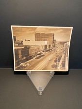 Original 1940's Downtown Texarkana Broad Street Scene Photograph 8x10 picture