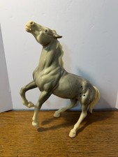 Vintage Breyer Diablo Semi Rearing Mustang Glossy Grey Appaloosa Horse Mold 86 picture