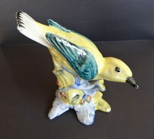 Vintage Stangl Bird 3447 Yellow Warbler Hand Painted Ceramic VGC Bright Colors picture