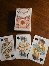 Antique B. Dondorf No. 172 Empire Playing Cards COMPLETE c1900 Box Joker Gold picture