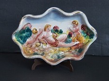 CAPODIMONTE BUMES Vintage Hand Painted Small Dish picture
