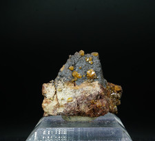 Wulfenite & Descloizite / 230' Level, Glove Mine, Arizona / Mineral Crystal Spec picture