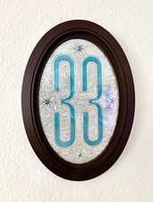 Disneyland Club 33 Replica Entry Sign Logo 1968-2013 New Sealed Custom Prop 8x12 picture