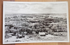 Victorville California Birds Eye View from the Hills Real Photo Postcard RPPC picture