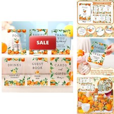 Vercraft 6 Pcs A Little Cutie Is on The Way Baby Shower Table Decor picture