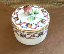 Richard Ginori Rapallo Small china Trinket box vintage picture