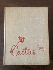 1955 University of Texas UT CACTUS Vintage College Annual Yearbook Longhorns picture