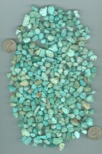 340 Grams of Natural American Fox Mine Turquoise Rough Nevada Turquoise 12 oz picture