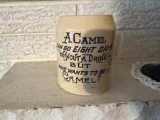 C1925 Outstanding Antique Anti Prohibition Beer Mug 