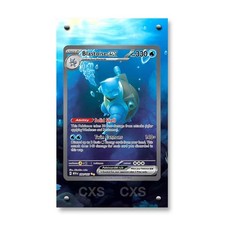 Blastoise ex 200/165 Pokemon 151 Custom Extended Art Magnetic Frame picture