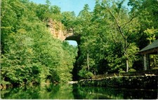 Natural Bridge Virginia Landmark Chrome Postcard Unposted picture