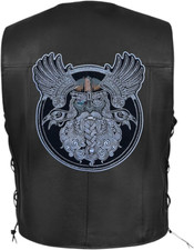 Viking Wings Large Back Patch Iron/Sew On for Biker Motorcycle Vest Jacket picture