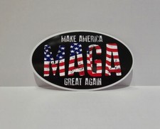 MAGA MAKE AMERICA GREAT AGAIN FLAG TRUMP DECAL WINDOW BUMPER STICKER POLITICAL  picture