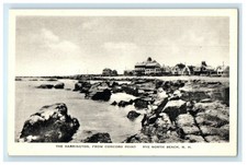 c1930's Rye North Beach NH, The Harrington From Concord Point View Postcard picture